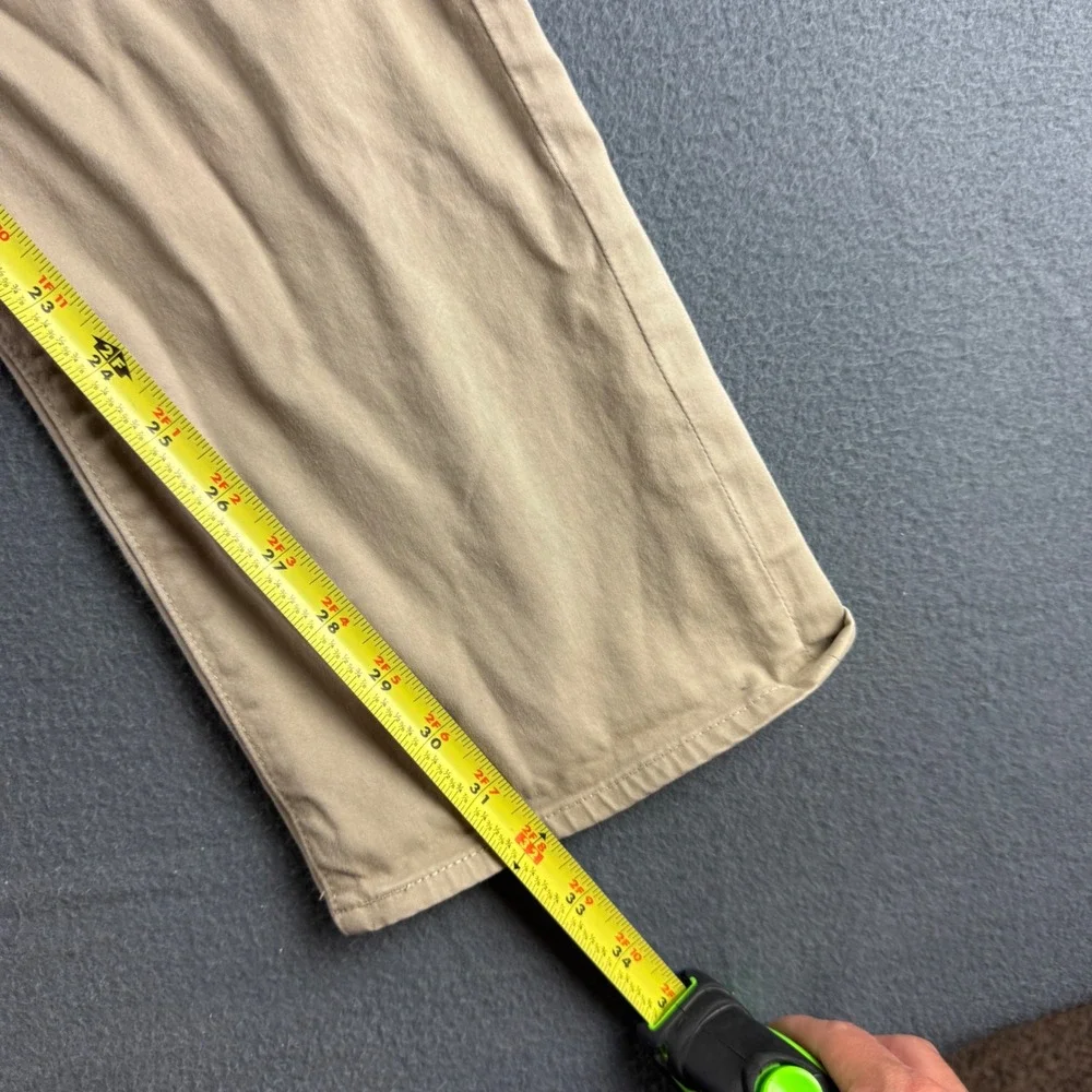 AG Adriano Goldschmied Graduate Pants Men's 34x32 Beige Tailored Leg Chino Flat